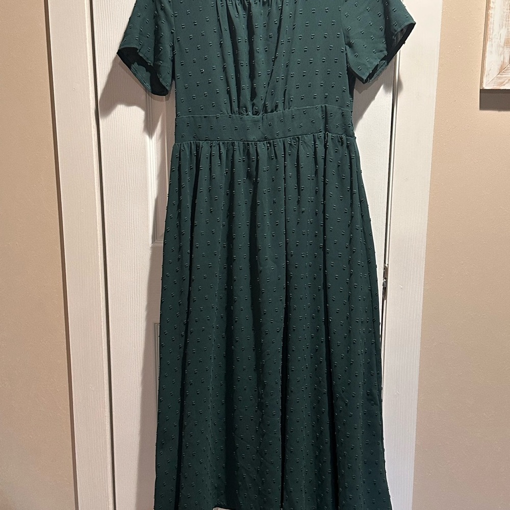 Elegant Green Maxi Dress